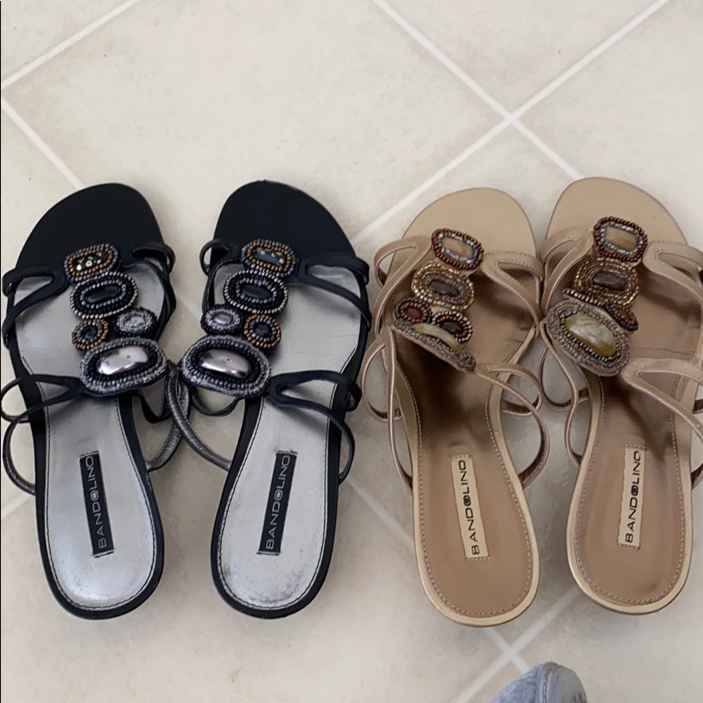2 pairs of Bandolino Mules - size 8.5